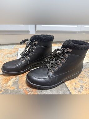 Women's Flex Step Black Casual Shoes Size 7